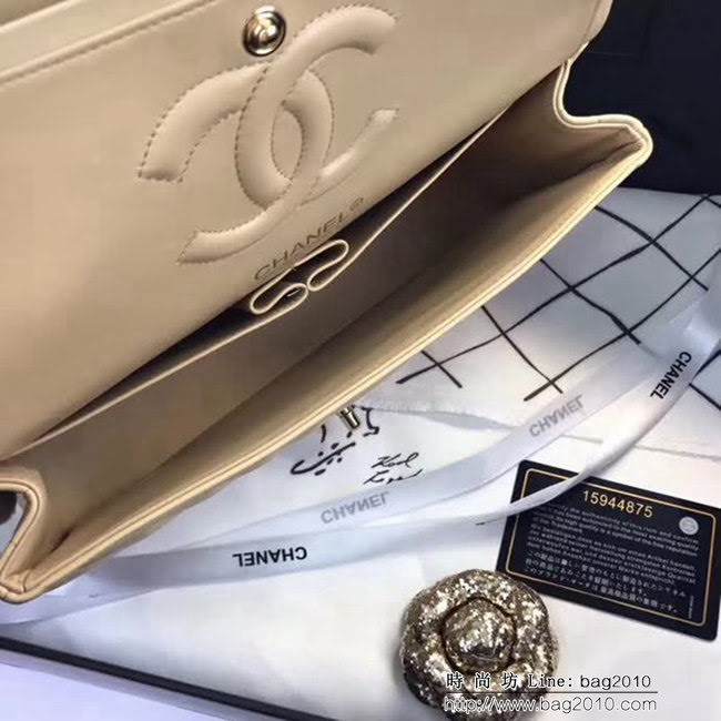 香奈兒CHANEL 升級版V線1112進口小羊皮全新經典單肩斜挎鏈條包 DSC1526